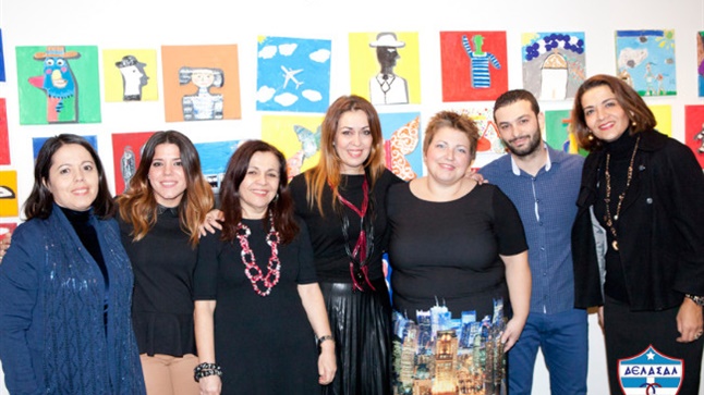The painting exhibition of the Kindergarten and Elementary College...