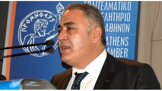 John Hatzitheodosiou, President of Athens Chamber of Tradesmen...