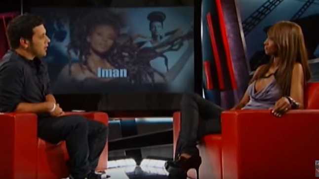 Η Iman ξεδιπλώνει τη ζωή της στον Έλληνα host George Stroumboulopoulos