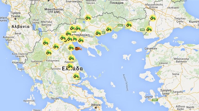 Η Ελλάδα κομμένη σε χίλια κομμάτια! Μπλόκα αγροτών παντού