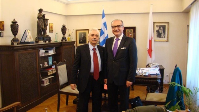 The President of the HRC Dr. Antonios Avgerinos met the distinguished...