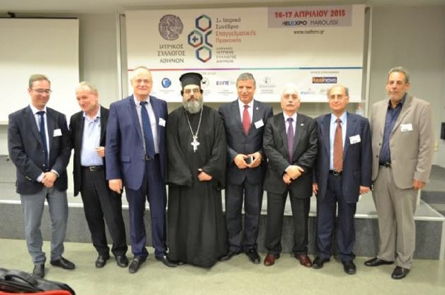 The President of the Greek Red Cross Dr. Antonios Avgerinos in...
