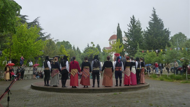 Events in honor to St. George Peristereota in Rodochori, Naoussa