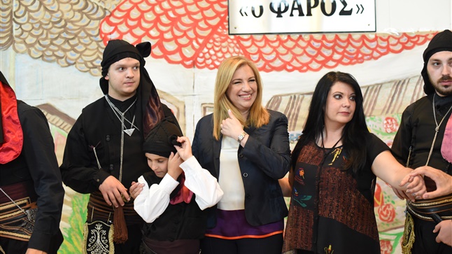The President of PASOK Fofi Gennimata visited the Pontian Association...