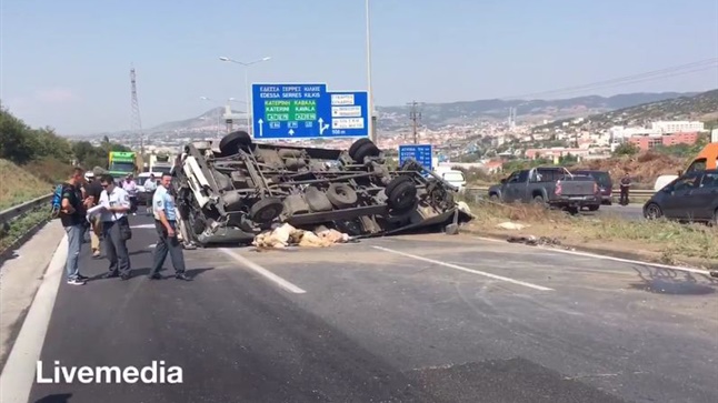 1 dead in a car accident at the ringroad in Thessaloniki 