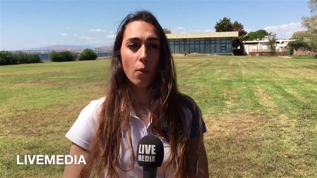 Stavroula Samara, member of the Greek Olympic team on Livemedia