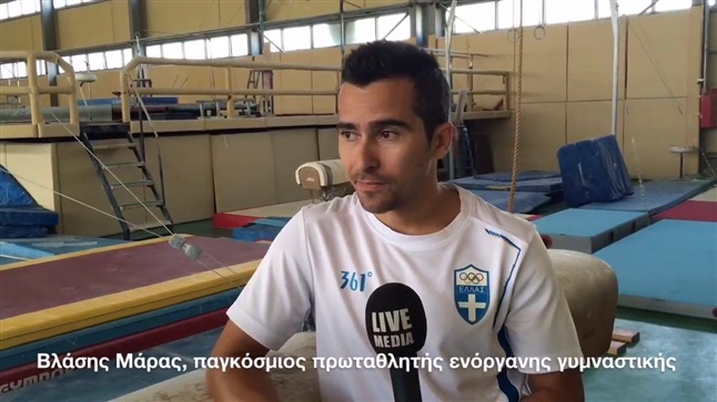 Vlassis Maras, World Champion in Rhythmic Gymnastics talks on...