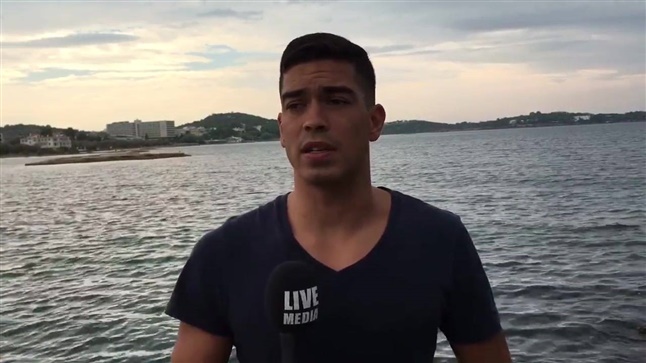 Alexandros Gounas, Olympic chmapion at water polo in Rio talks...