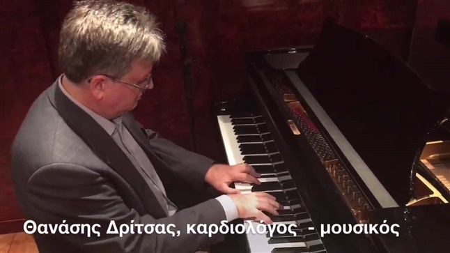 Th. Dritsas plays piano dedicated to  Livemedia 