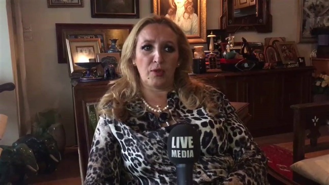 Katerina Mousbe, President of the Syrian expatriates in Greece...