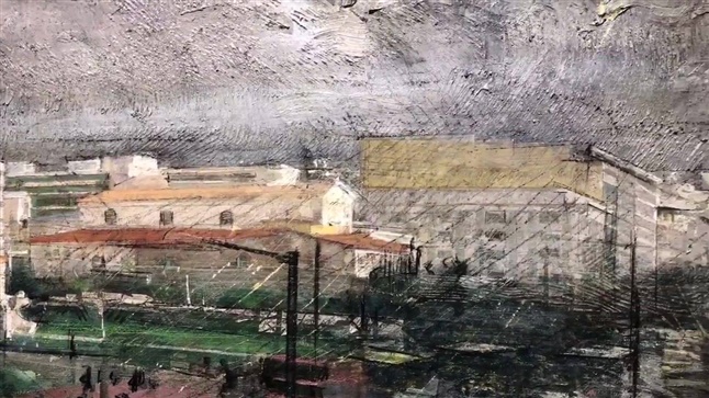 The painting exhibition of Dimitris Sarasitis at gallery Skoufa