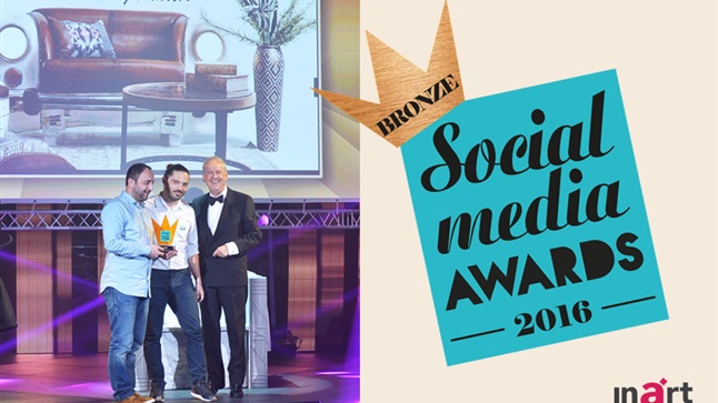 Bronze Strategy Award to inart for the category Social Media...