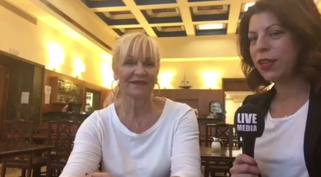 For the first time on camera the oldest waitress of the Greek...