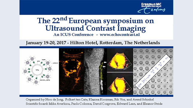 The 22nd European symposium on Ultrasound Contrast Imaging