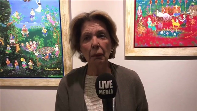 Exhibition at Skoufa gallery. The painter Sophia Kalogeropoulou...