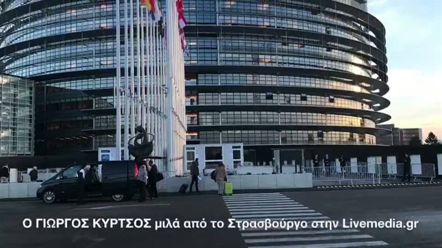 Giorgos Kyrtsos, from Strasbourg talks on Livemedia