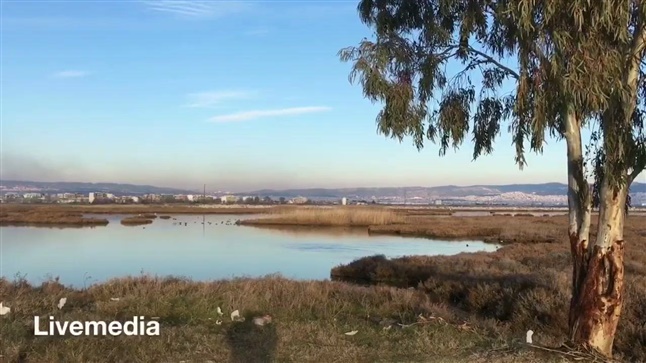 Magic view of Kalohori lagoon
