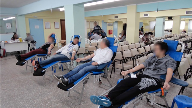 Blood Donation in the social club 