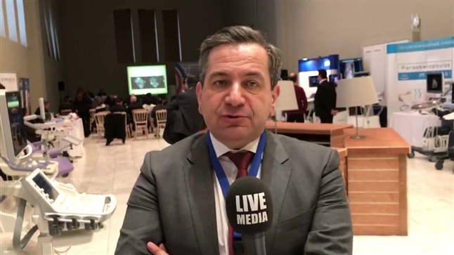 O Επίκ. Καθηγητής και Πρόεδρος της Ελληνικής Εταιρείας Μαιευτικού και Γυναικολογικού Επείγοντος, κ. Νικόλαος Δ. Βραχνής μιλά στο Livemedia κατά τη διάρκεια του 3ου Συνεδρίου Εμβρυομητρικής Ιατρικής και Υπερηχογραφίας στην Γυναικολογία