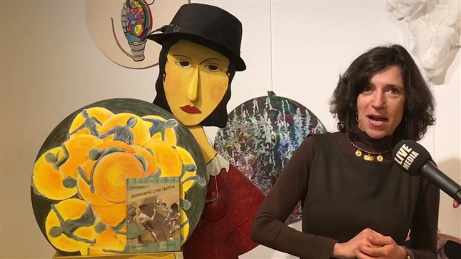 The writer Eleni Svoronou talks to Livemedia 