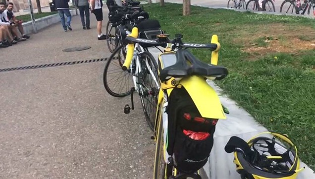 The start of cycling Brevet