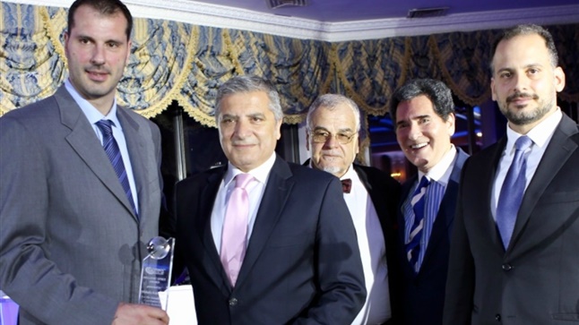 G. Patoulis was present at the honorary award of athlete Giannis...