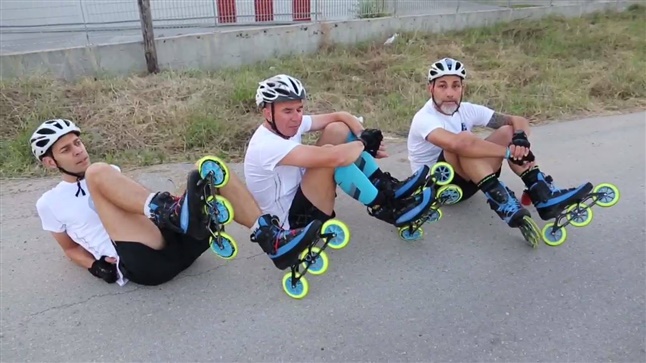 1.000 klm on Powerskates! Ready for the Guinness Record!