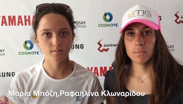 Μαρία Μπόζη και Ραφαηλίνα Κλωναρίδου μιλούν στην κάμερα του Livemedia...
