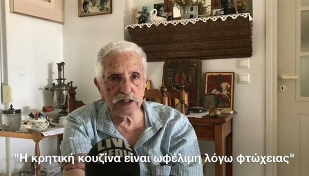 98-year-old Giorgis Angelidakis talks about longevity