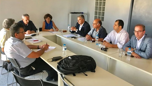 Συνάντηση με τον γραμματέα του ΣΥΡΙΖΑ Π. Ρήγα είχαν ο πρόεδρος...