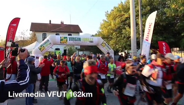 Η εκκίνηση των 162km του Υπερμαραθωνίου Παρθένου Δάσους VFUT...