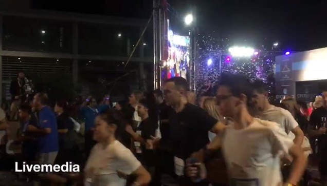 Ο δήμαρχος Θεσσαλονίκης Γιάννης Μπουτάρης δίνει την 2η εκκίνηση...
