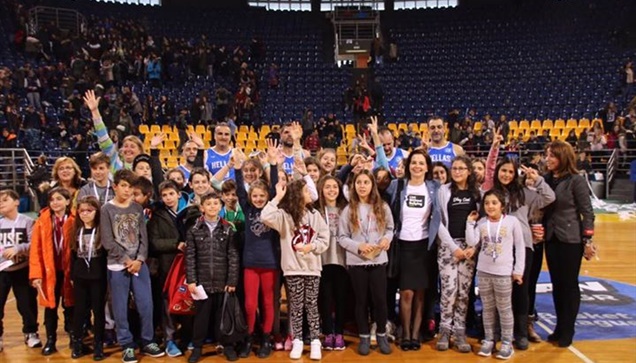 The photostory from the game between the Hellenic Basketball...