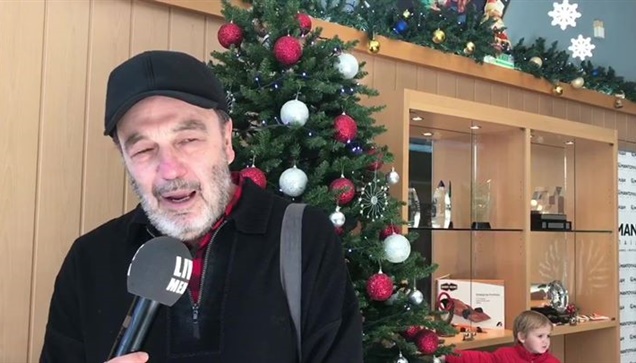 Ο Βαγγέλης Ηλιόπουλος και ο Δημήτρης Κάσσαρης το Χριστουγεννιάτικο...