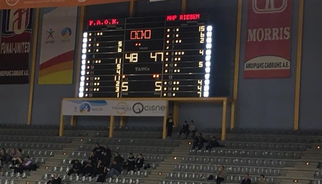 Κλειστό ματς και υψηλό σκορ έως τώρα στην Πυλαία. Μπροστά ο ΠΑΟΚ...