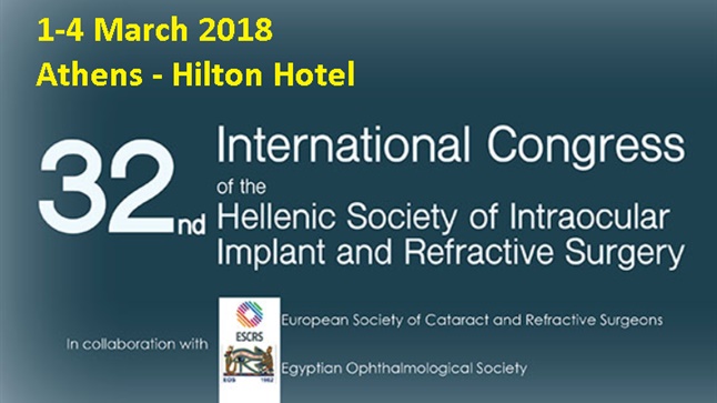 32nd International Congress  of the Hellenic Society of Intraocular...