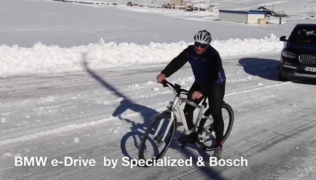 Στα Χιόνια με BMW X3 2.0 d Xdrive  καθώς και το νέο e-bike BMW...
