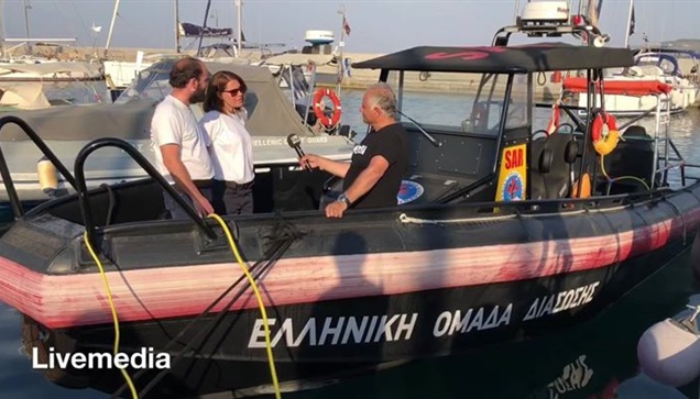 Με τους Ακρίτες Διασώστες της Ελληνικής Ομάδας Διάσωσης στο νησί...
