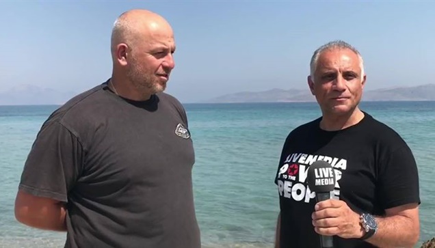 Κάλυμνος, Ψέριμος, Ίμια στο βάθος. Στην εσχατιά της Δωδεκανήσου. Ο  Θοδωρής Τρια...