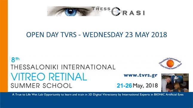 Congresses | Open Day 8th TVRS 