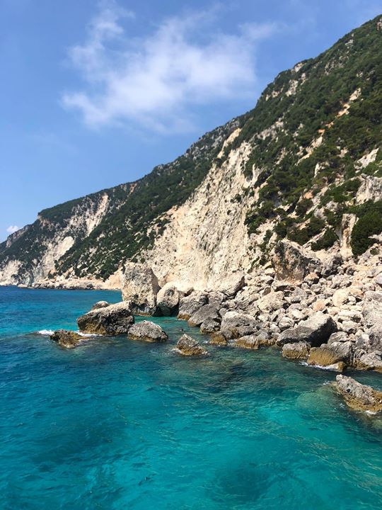 Ιθάκη, όμορφο Ιόνιο. Καλοκαίρι στην Ελλάδα. 