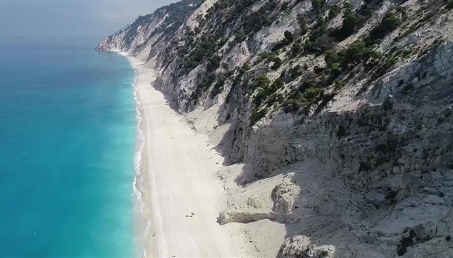 Ακρωτήρι Λευκάτας και παραλία εγκρεμνοί.  Ονομάζεται και Κάβος...