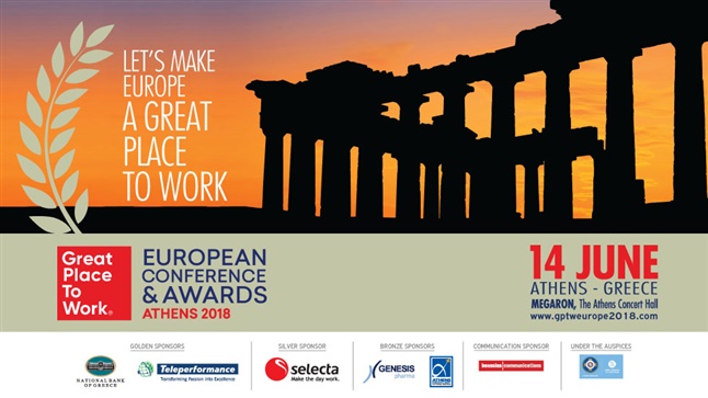The Great Place to Work® Annual European Awards 2018