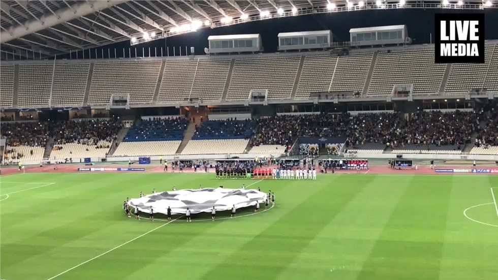 Ο ύμνος του Champions League στο ΟΑΚΑ