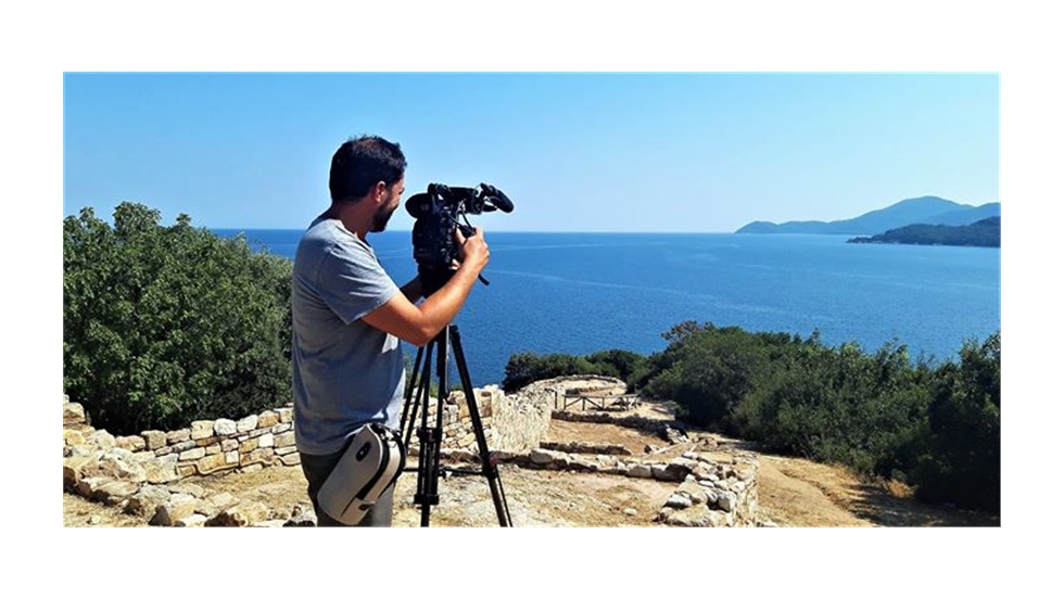 «Το έργο του Αριστοτέλη» στη γαλλική τηλεόραση  Λήψεις πλάνων...