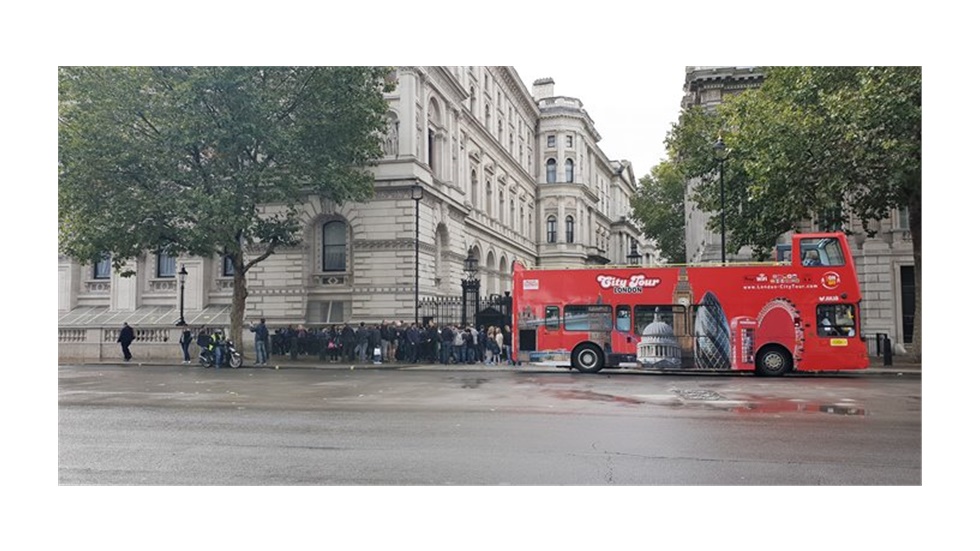 Breaking News: Outside Downing Street - Theresa May is shortly...
