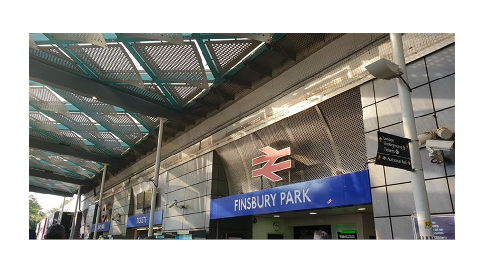 Person on the tracks a...