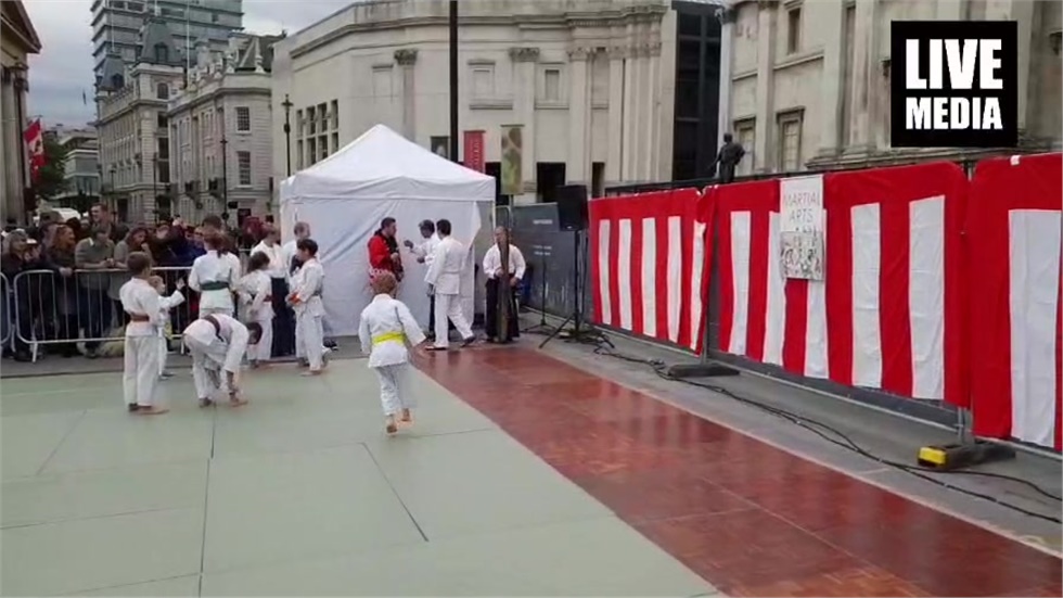 Japan Matsuri festival in Trafalgar Square, a celebration of Japanese culture. 
...