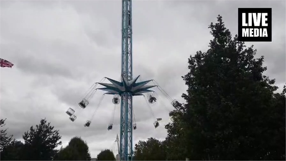 Fairground ride at London's Southbank.   #London