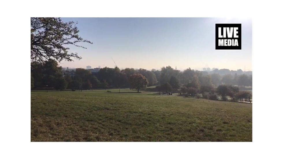 Live from Primrose Hill - A beautiful sunny day arises in London,...